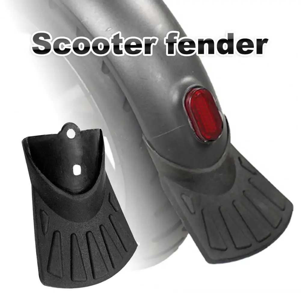 35% Discounts Hot 1Pair Rear Mudguard Fender Better Toughness Lightweight Rubber Scooter Fender Fishtail Flap for M365