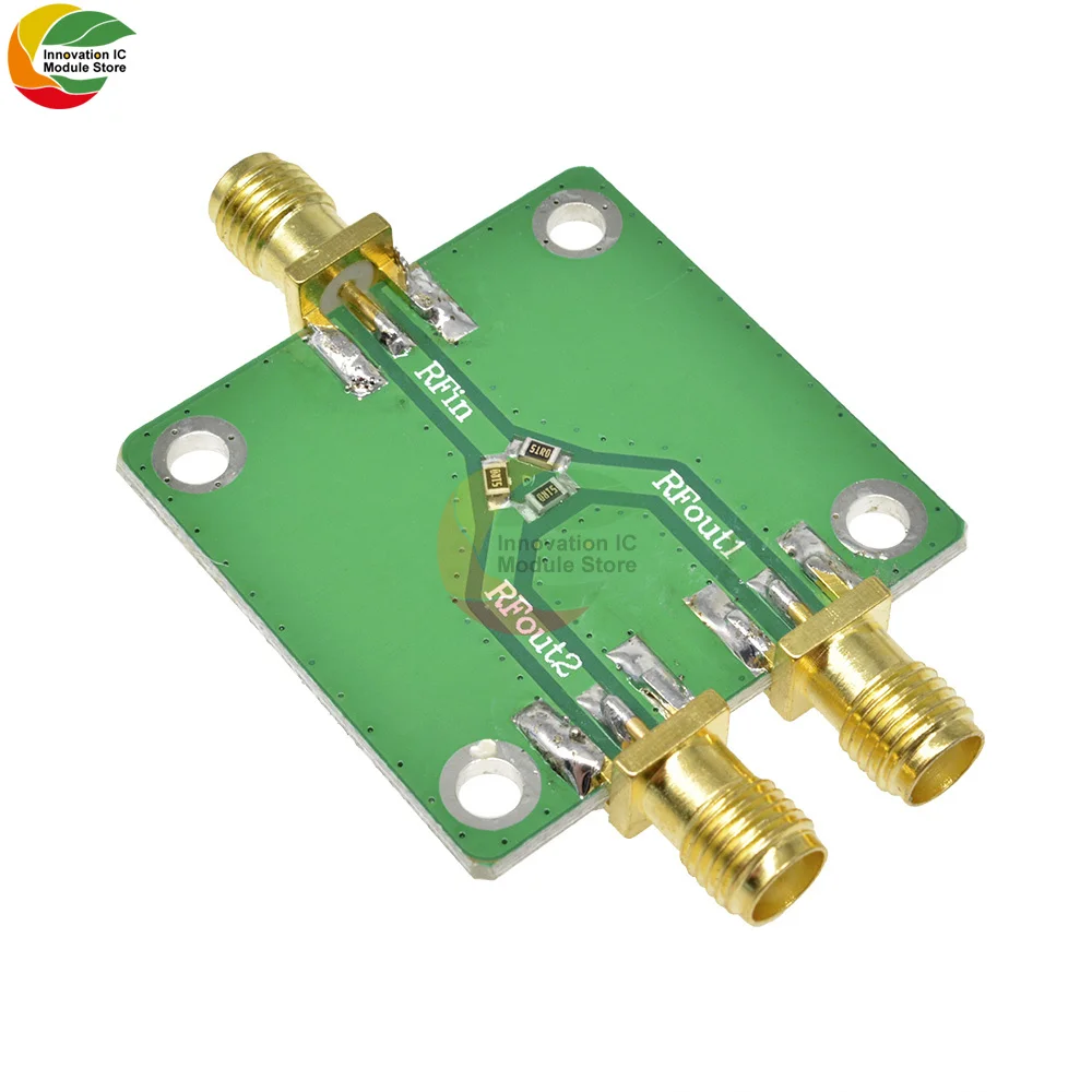 6dB 1 Minute 2 5G RF Microwave Resistor Power Distributor Microwave Module Board Power Splitter Radio Frequency Divider SMA-K