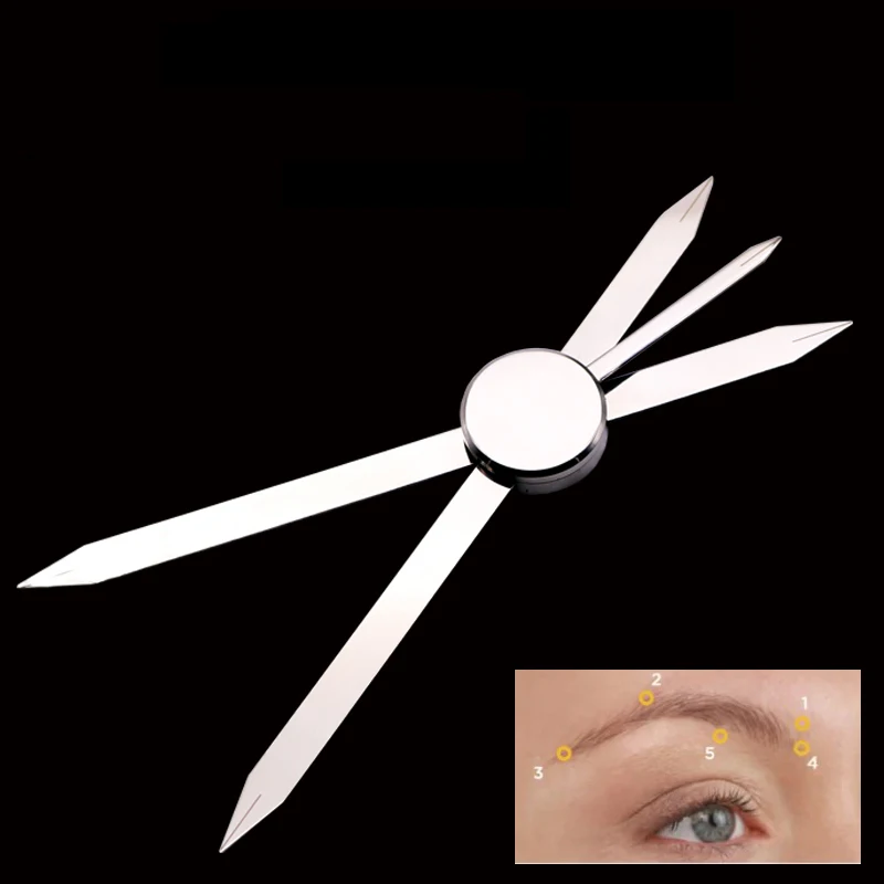 Best Sell righello per trucco Microblading righello strumenti per mappatura sopracciglia righello di posizione per trucco permanente forniture per la misurazione del tatuaggio