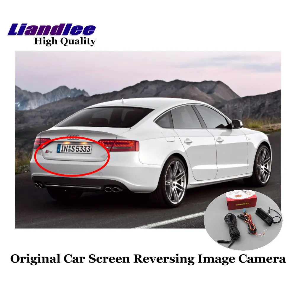 Original Display Reverse Image Upgrade Car Camera For Audi A5 2017-2021 Track Handle Factory Screen Trajectory CCD CAM