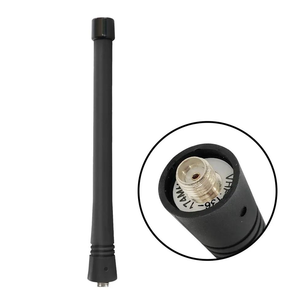 6 Inch KRA-14 VHF Radio Antenna for TK260 TK2118 TK2140 TK2160 TK2170 TK2180 TK-3302 TK-3303 TK-3306 TK-3307 Walkie