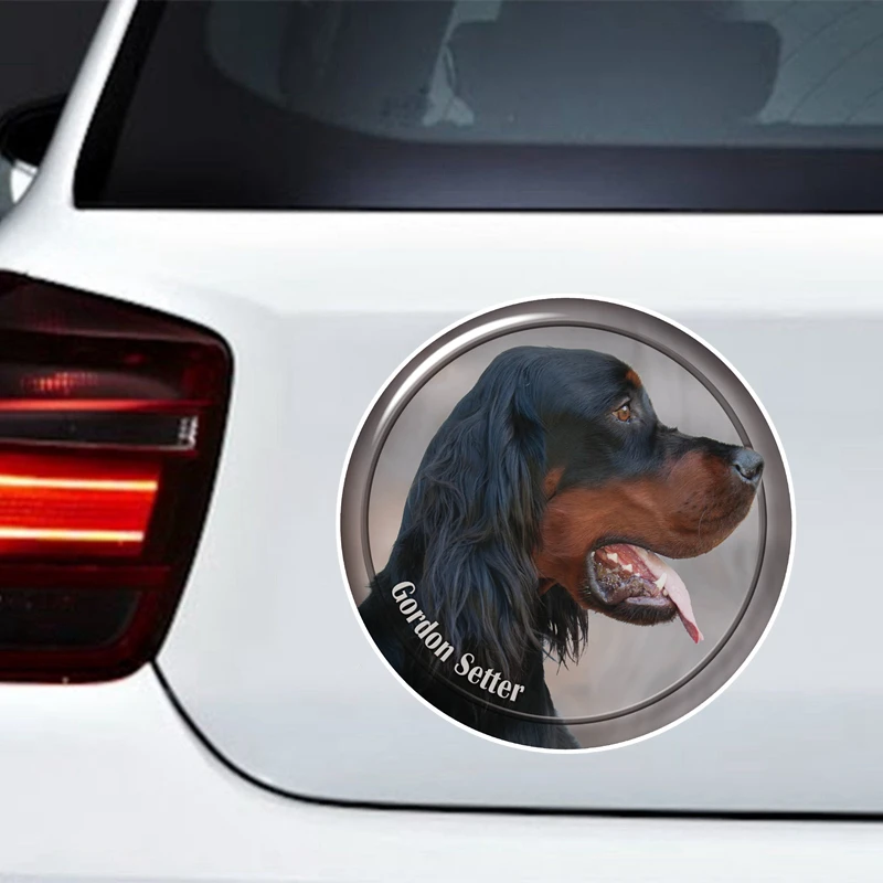 S62177# Gordon Setter Dog Self-adhesive Decal Car Sticker Waterproof Auto Decors on Bumper Rear Window Laptop Choose Size