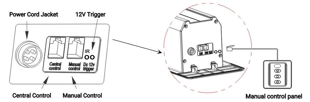 THMFGH 80-150 "In-Decke Montiert Elektrische/Motorisierte Projektion/Projektor Bildschirm mit Fiberglas matte weiß für Heimkino – Detail 18
