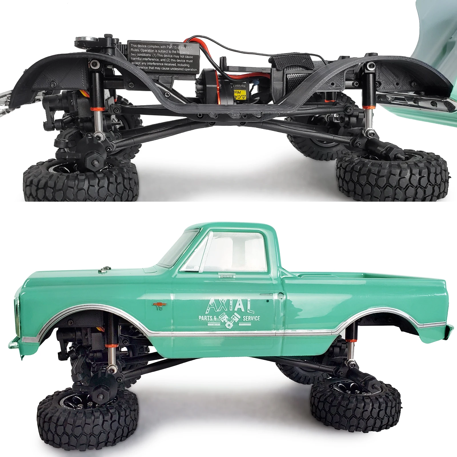 AXSPEED 4 szt. Amortyzator amortyzatora 32mm wewnętrzna sprężyna do 1/24 gąsienica RC oś samochodu SCX24 części zamienne