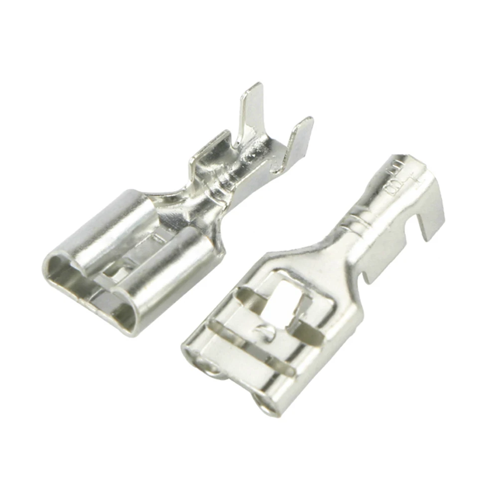 50 PCS 6.3 Series Stitching Plug 250 Pluggable Terminal Block Connector DJ628-E6.3B