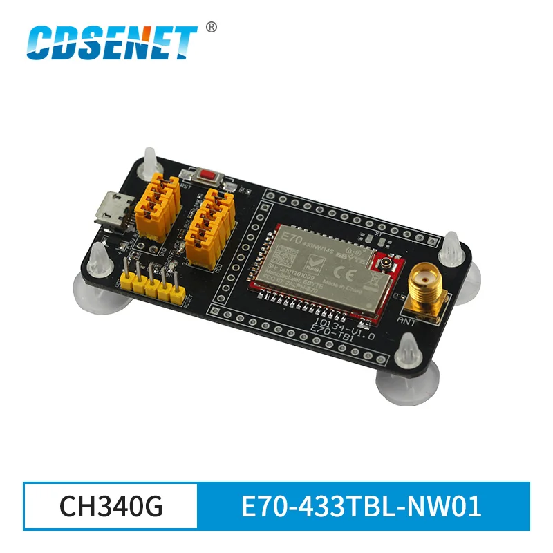 

CH340G USB Module Test Board E70-433TBL-NW01 For CC1310 UART 433MHz 14dBm E70-433NW14S