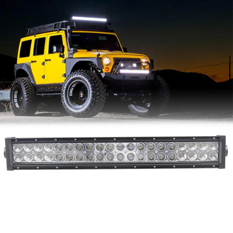 

120W Off-road Led Bar Combo Lights 12V 24V Car Work Light Bar DRL Led for 4x4 Suv Uaz ATV Bus Trailer Truck Vehicle 22''