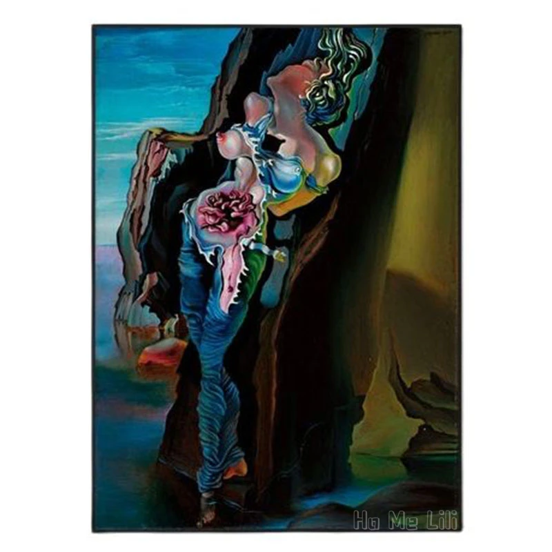 Surrealist Abstract Figure Poster Painting Print Wall Art Canvas Home Decor For Living Room Bedroom