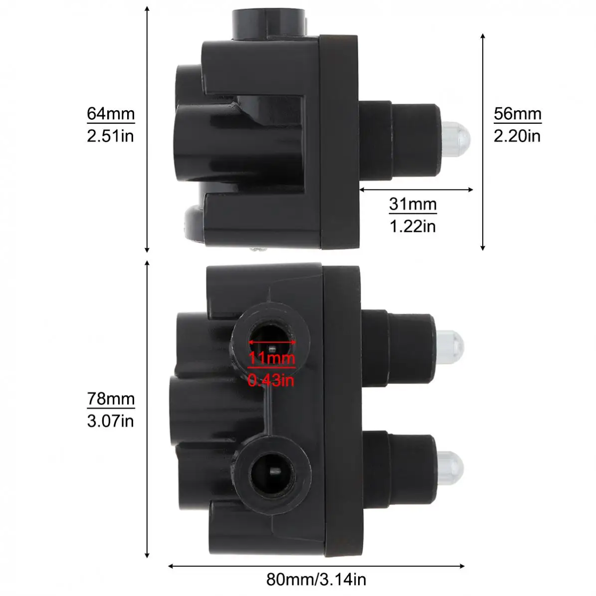 Auto Manual Transmission Splitter Gearbox Switch Multiport Valve 860012602057 Fit for Benz / Daf/ Man 0012602057