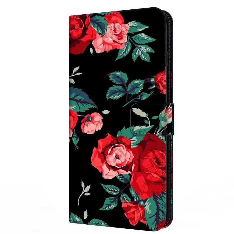 Book Leather Flip Case For Samsung Galaxy A53 5G / A13 4G / A23 A33 Cover Wallet Stand Magnetic Flower S23 Plus S 23 Ultra Capa