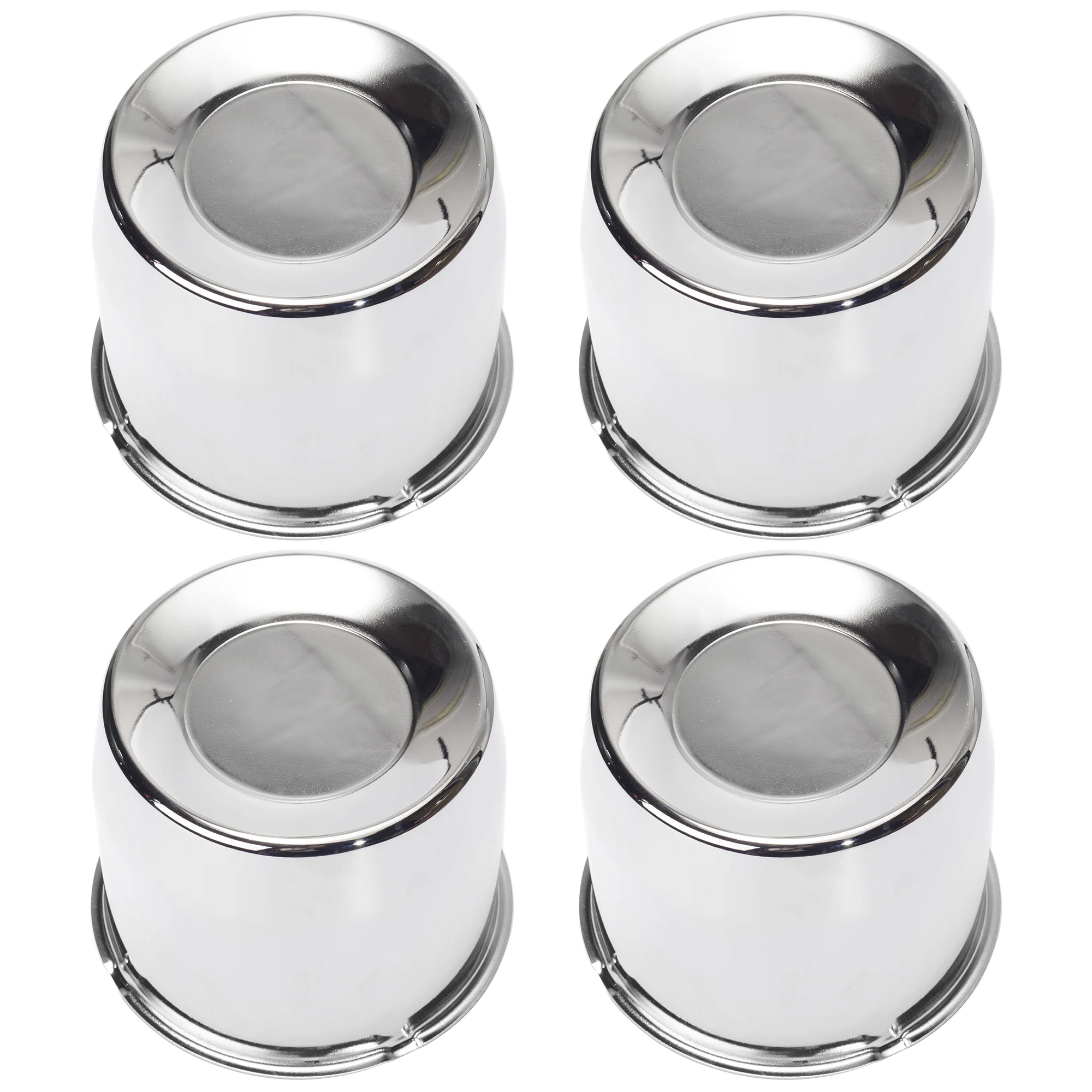 4pcs 5.15in 130mm Push Through Center Cap Fit For Trailer/Truck Rims Hubcap Bore 4.31