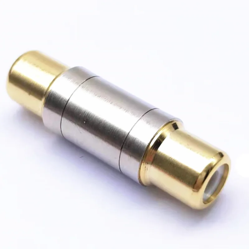 Koper Rca Vrouw Tot Vrouw Plug Adapter Adapter Terminal Diy Rca Connector Video Audio Verlengkabel Kabel Converter