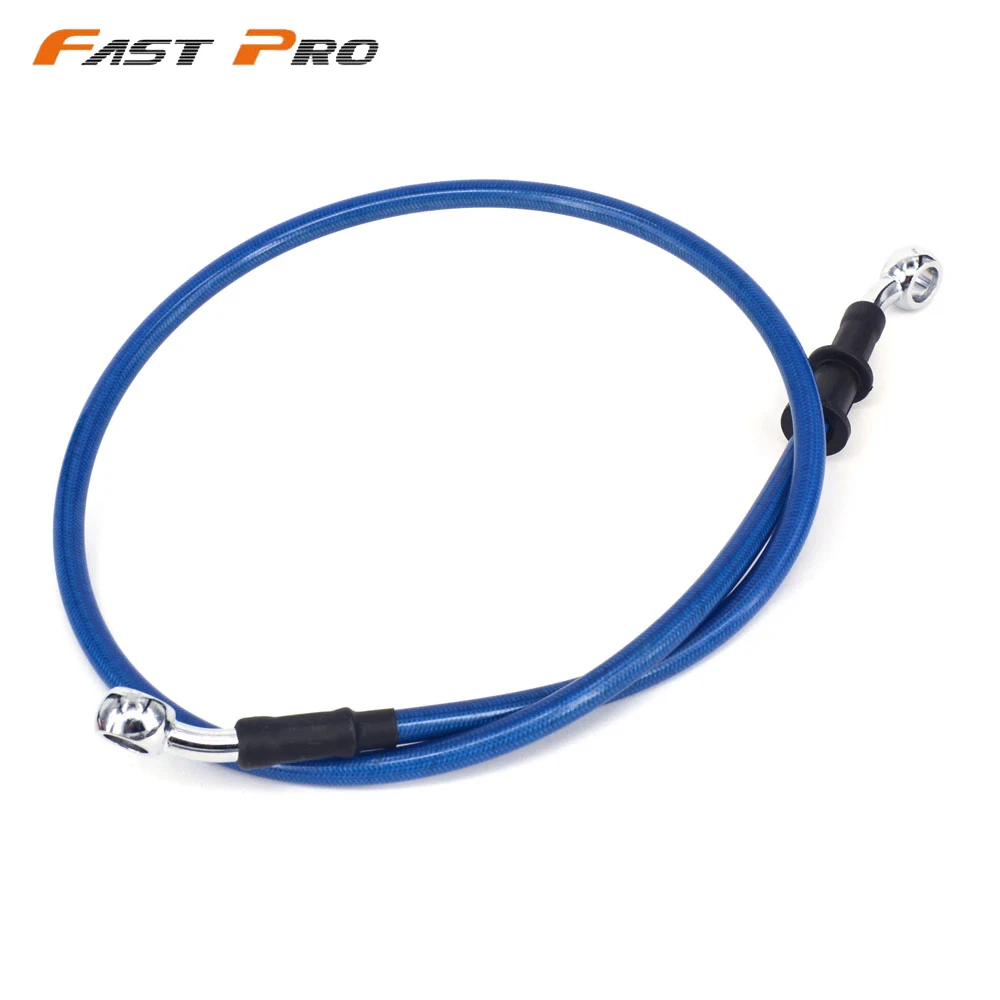 Motorcycle 500mm-2000mm Braided Steel Hydraulic Reinforced Brake Clutch Radiator Oil Cooler Hose Line Pipe Tube 28 Degree Banjo