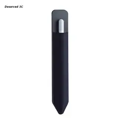 R9CB Elastic Lycra Stylus Pocket for ipad Screen Pen Protective Pouch Case Adhesive Sleeve for Apple Pencil Stylus Pens Black