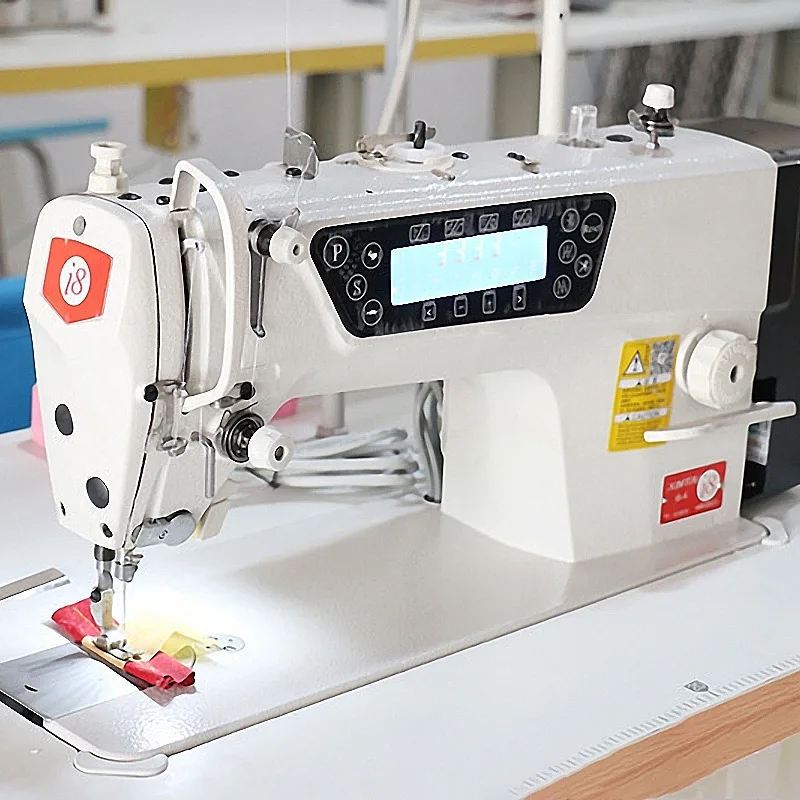 Computer Direct Drive Flat Sewing Machine Automatic High Speed Industrial Sewing Machine Lock Stitch with table