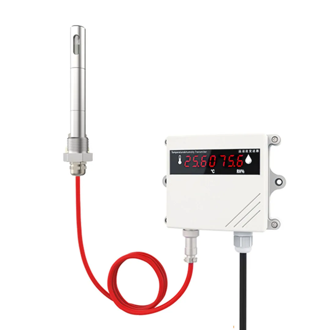 Fande-デジタルディスプレイ付き温度計,0-120 ℃ のrs485または4-20ma湿度センサー