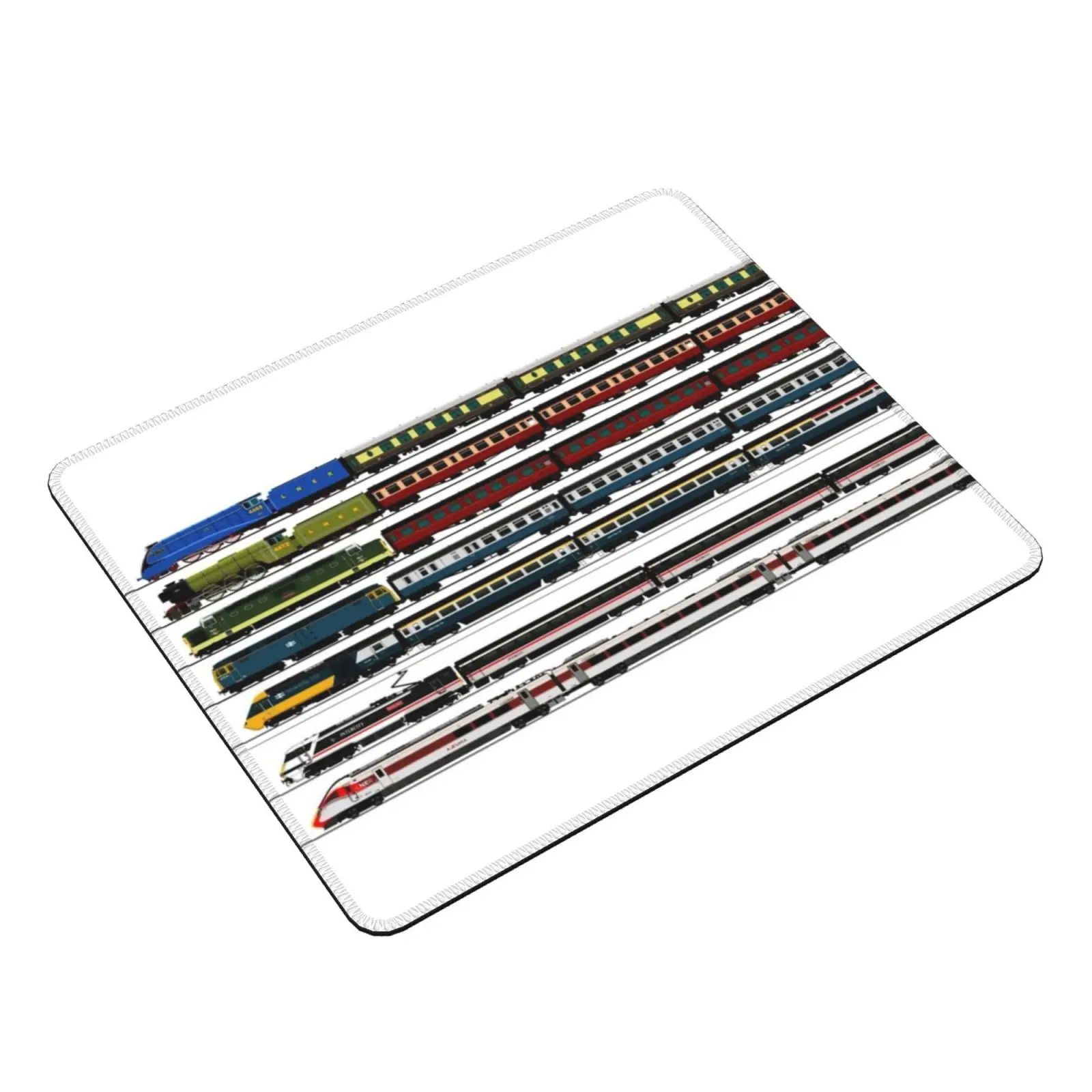 British Trains Mouse Pad DIY Print Locomotives Intercity 125 Intercity 225 Br Mallard Flying Scotsman