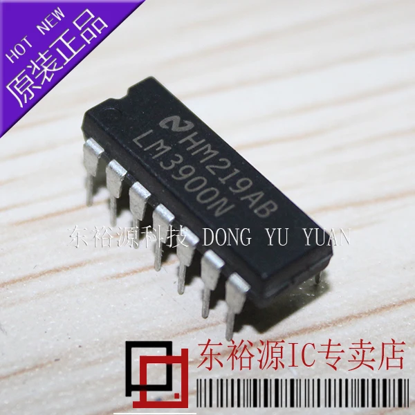 Free shipping LM3900N LM3900 DIP     10PCS