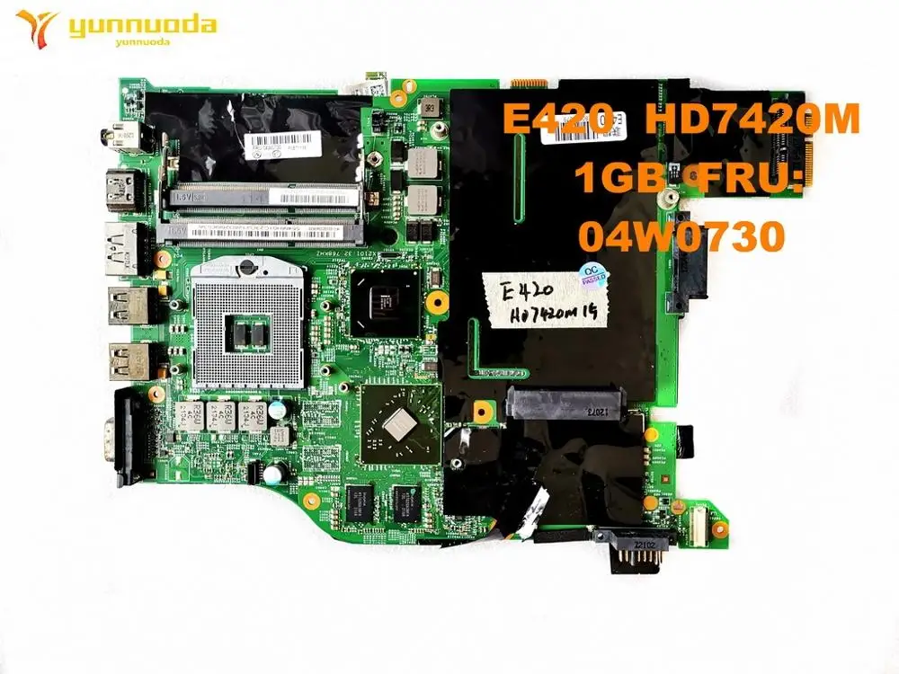 Original for Lenovo E420 laptop  motherboard  E420  HD7420M  1GB  FRU 04W0730  tested good free shipping