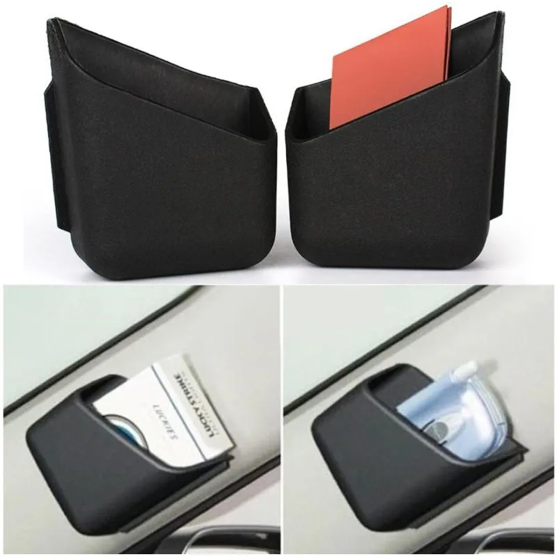 2PCS Car Organizer Storage Bag Box Holder Black Universal Phone Auto Accessories AXIA BEZZA MYVI SAGA FLX BLM ALZA WIRA