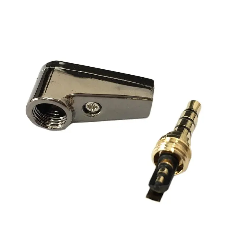 3.5mm Stereo Welding Connector L Type Right Angle Headset Plug Solder Terminal