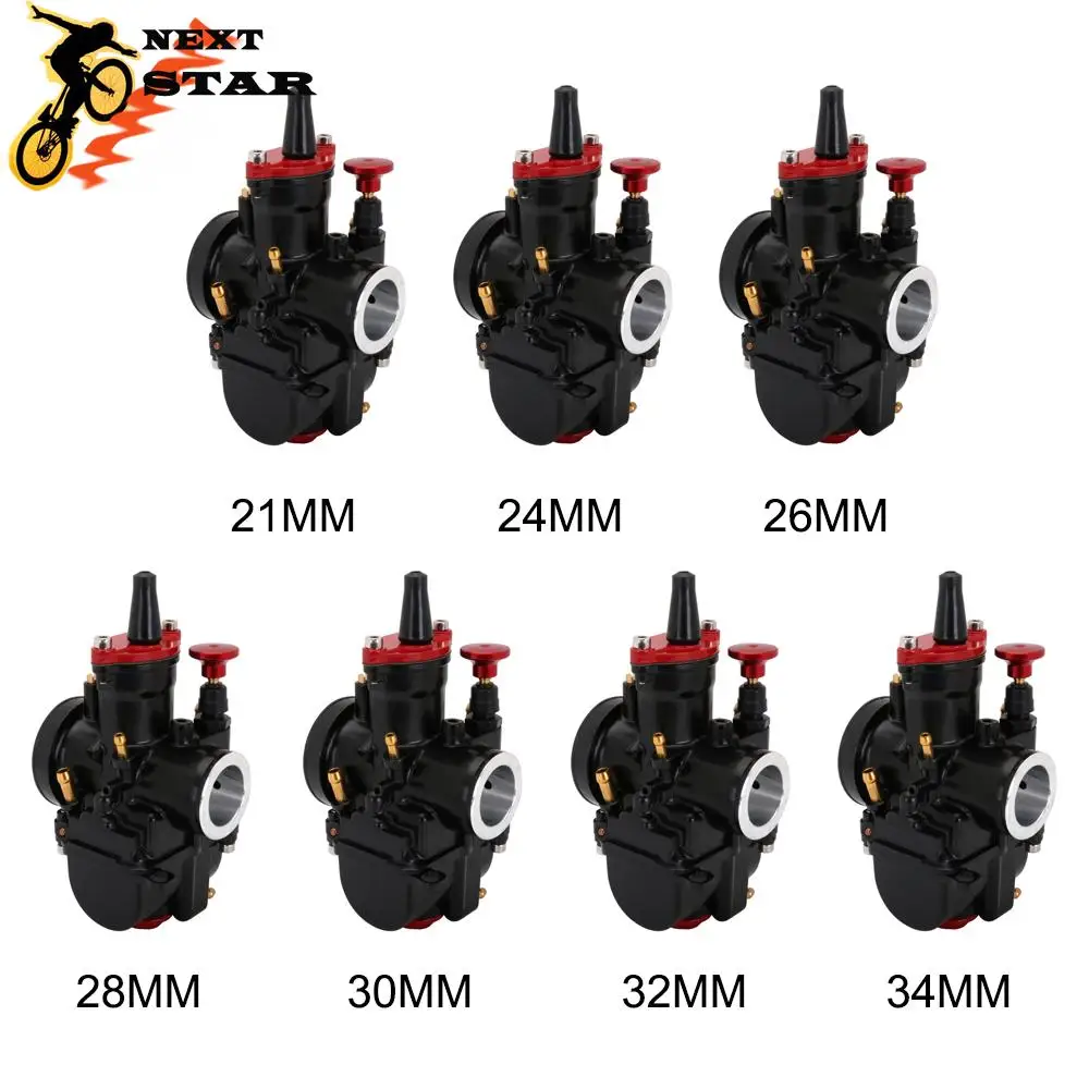 For PWK 21 24 26 28 30 32 34 For Keihin PWK Carburetor With Power Jet 2T 4T Engine For Scooter UTV ATV Universal 50cc-250cc