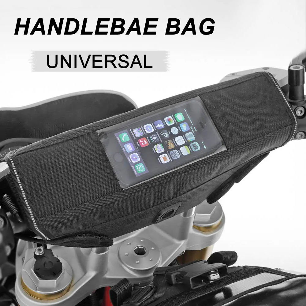 

For BMW R1200GS ADV R1250GS ADV R1200R R1250R F850GS F800GS ADV F750GS F700GS F650GS-Twin S1000XR F800R Motorcycle Handlebar Bag