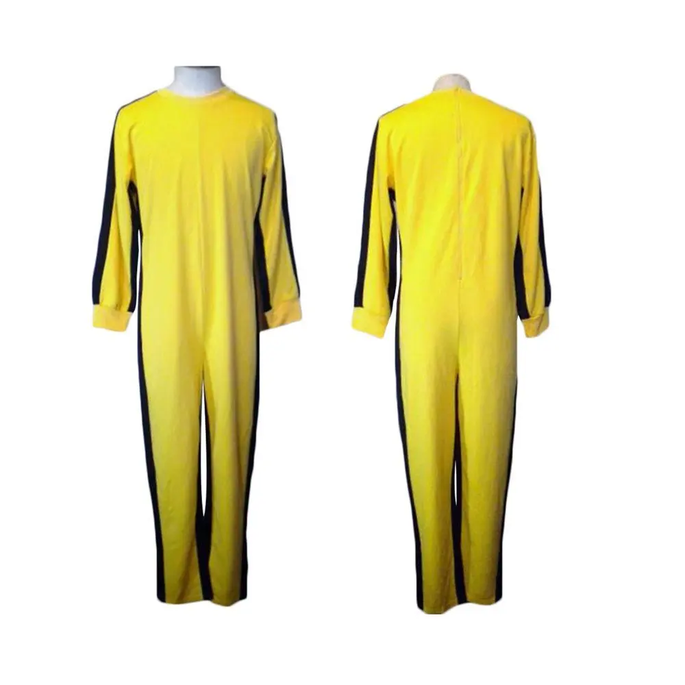 Catazer Rompers for Adults Yellow Wushu Uniforms Kung Fu Set Wu Shu Clothing Chinese Costume for Men Martial Arts Products