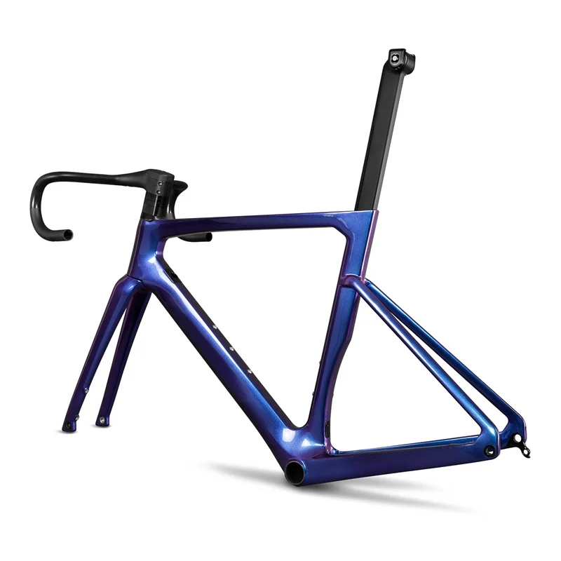 ICAN New Design Full Carbon Road Disc Brake Bike frame all internal cable Bicycle Cycling parts velo de route