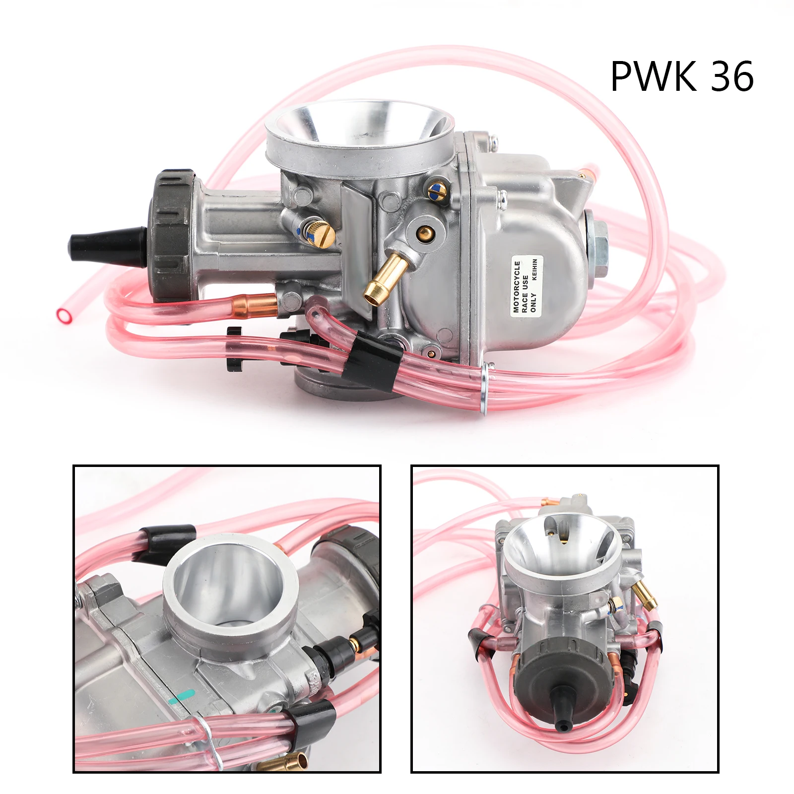 Motorcycle PWK 36mm Airstriker Carburetor For Keihin Scooter LT500 ATC250R CR250 for Kawasaki KX 125 250 500 Dirt Bike Quad ATV