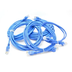 Blue Ethernet Internet LAN CAT5e Network Cable for Computer Modem Router