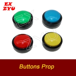 Colorful Plastic Button Prop Escape Room Game Press the buttons to escape the chamber room