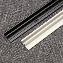 High Quality Straight / bay Window flexible Curved Curtain Tracks Bendable Rod Rail Track Customizable for bay/ balcony Window