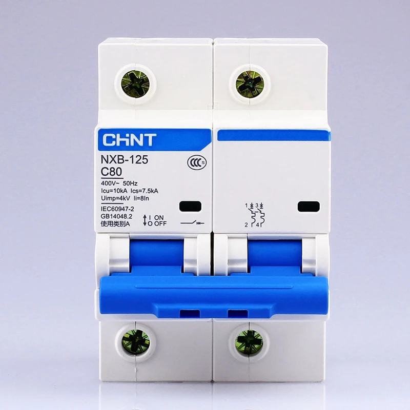 

CHINT NXB-125 2P AC 230/400V breaker 63 80 100 125A disconnector DZ158 Kunlun series electromagnetic release type c