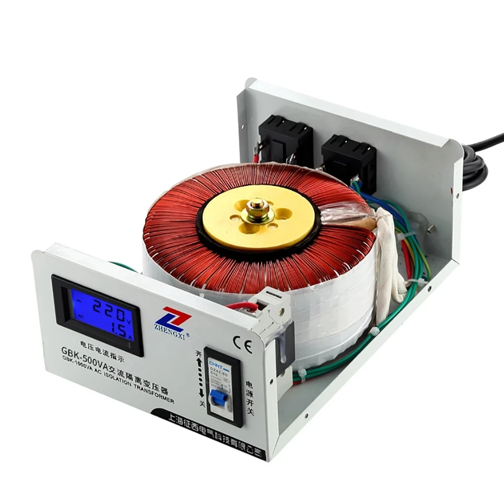 Imagem -04 - Anel 1000va ac Transformador de Isolamento de Áudio Conversor de Poder de Segurança Isolado Anti-interferência 220v para 220v Transformador 1000w