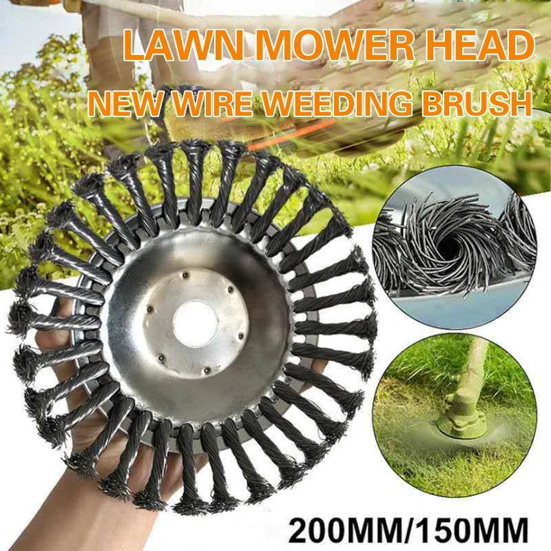 Desbrozadora 6/8 Inches Steel Grasss Trimmer Head Brushcutter Wire Debroussailleuse Weed Blade for Garden Lawnmover Power Tool