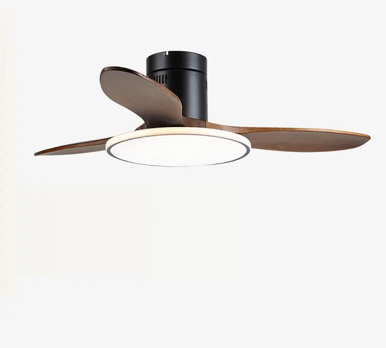 Fashion Ceiling fan with Ultra-thin LED Lamp Nordic Minimalist Ceiling Fan Light for Bedroom Living Room