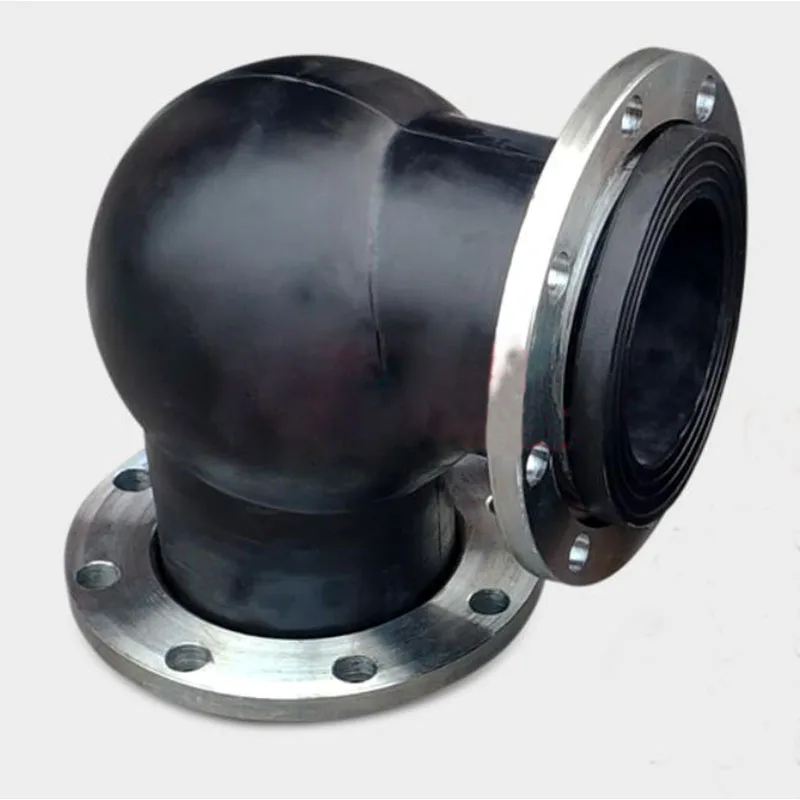 90 Degree Elbow WTX Rubber Joint Flexible Rubber Joint Carbon Steel Flange Expansion Flexible Rubber Joint Joint 1.0Mpa