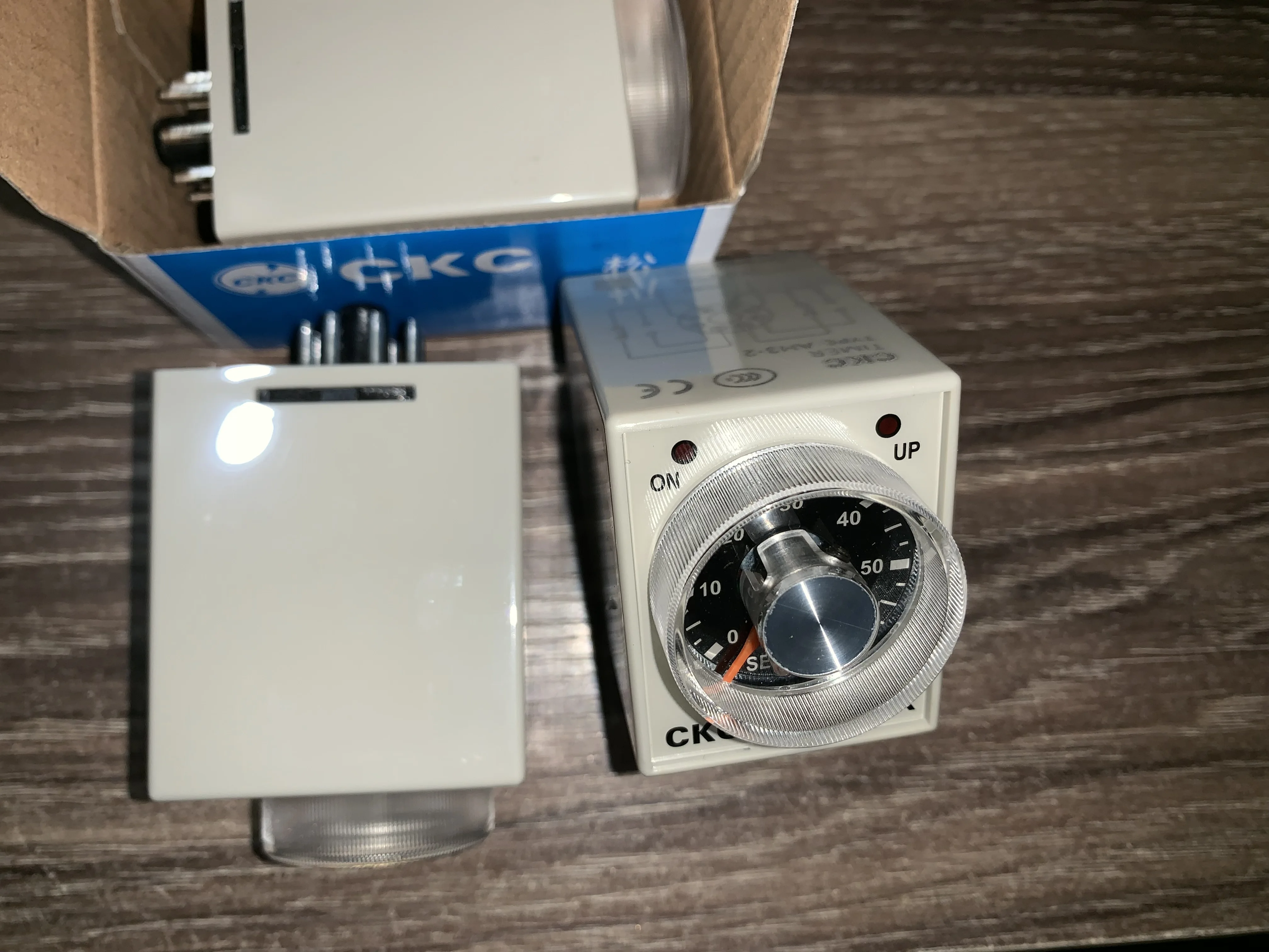 100%!!! CKC Taiwan AH3-2 time relay 220V 10s 1 3 6 10 30 60 3 6 10 second minutes