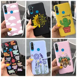 Realme C3 Case For OPPO Realme Narzo 10 10A 20A Funda Cactus Cloud Painted Soft Phone Case For RealmeC3 C 3 RMX2027 RMX2021 Capa