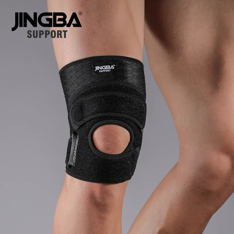 

Спортивный наколенник JINGBA, регулируемый фиксатор колена для фитнеса, волейбола, для бега, баскетбола