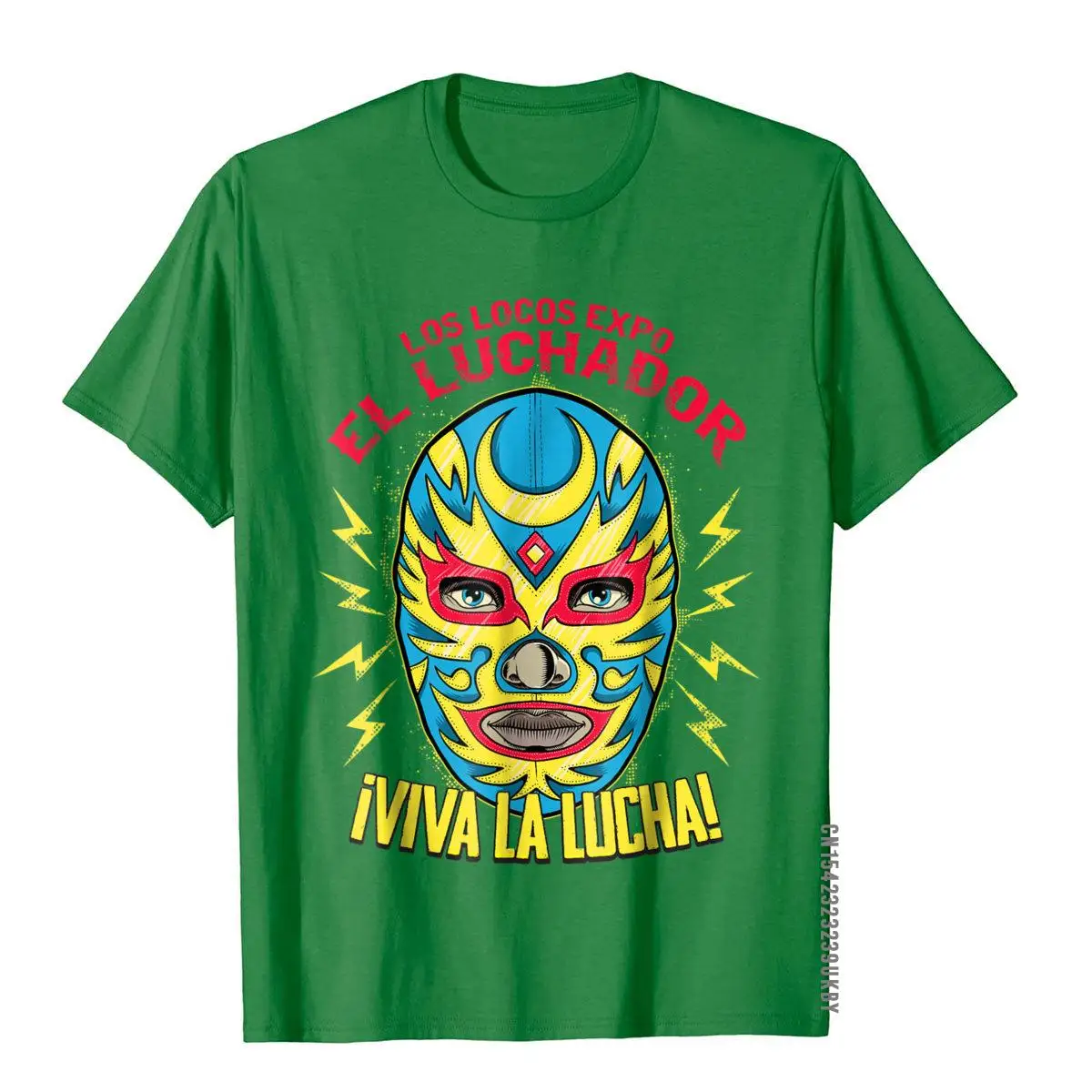 Viva La Lucha Luchador Lucha Libre Wrestling Fan Tshirt Plain Crazy Tops T Shirt Cotton Top T-Shirts For Men Cool