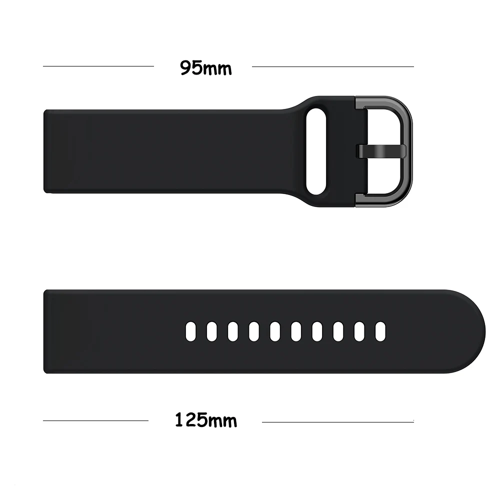 Silicone strap for Honor Magic Watch 2 42mm 46mm Watchband Bracelet Sport Smart watch Replacement Strap For Huawei GT GT2 Strap