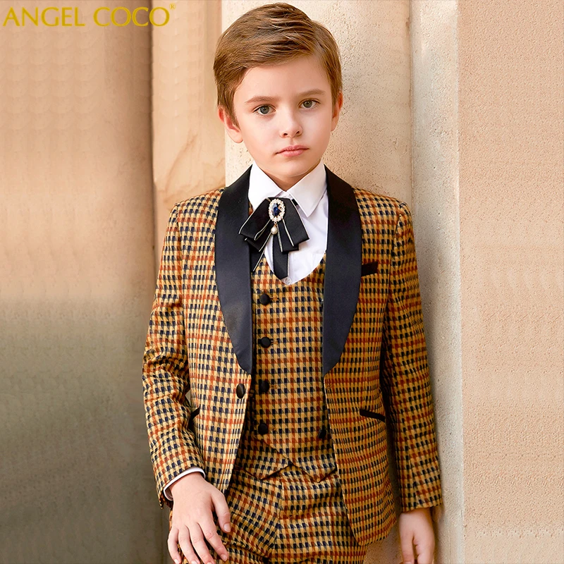 Gentleman Children's Suits For Boy Formal Dress For Wedding Boy Suits Teenager Clothes Boy's Suits Pageant Dresses For Kids Sets