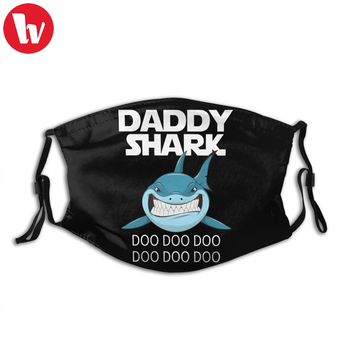 

Fathers Day Mouth Face Mask Daddy Shark Doo Father S Day Gift Facial Mask Fashion Funny with 2 Filters for Adult