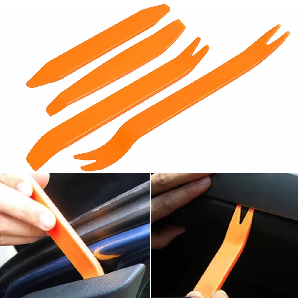 4PCS Car audio disassembly tool plastic pry bar door for BMW EfficientDynamics F30 F31 E38 E90 E60 E93 F10 F20 530Li 335i