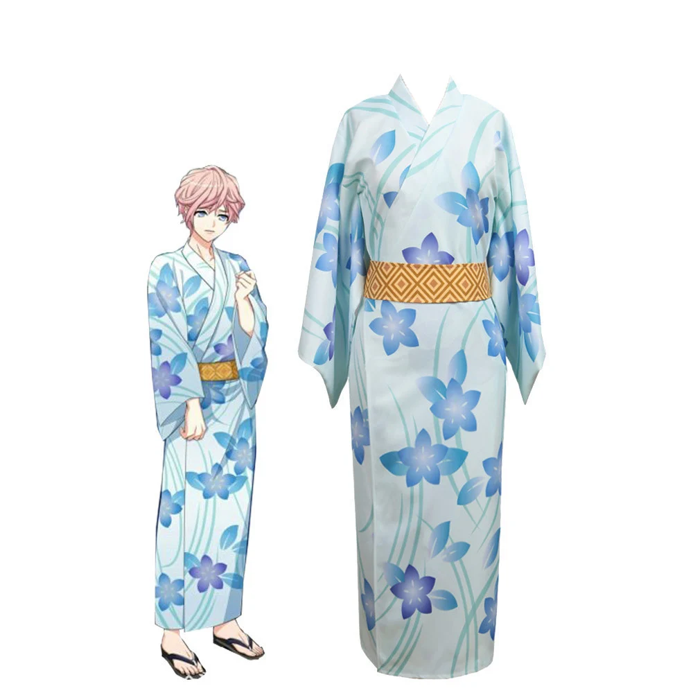 

Game A3! Sakisaka Muku Cosplay Costumes Kimono Yukata for Halloween Christmas Party Masquerade Anime Shows Cosplay performance