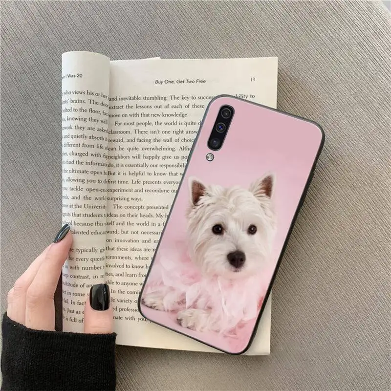 Westie Terrier Dog Puppy Highland Phone Case For Samsung A71 A41 A21 A31 A50 A70 A11 A12 A32 M31 A02 A51 A52 A72