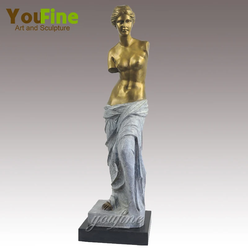 72cm Bronze Venus Sculpture Nude Venus Bronze Statue Famous Mythology Sculpture Home Hotel Decor Ornament Classical Crafts Gifts