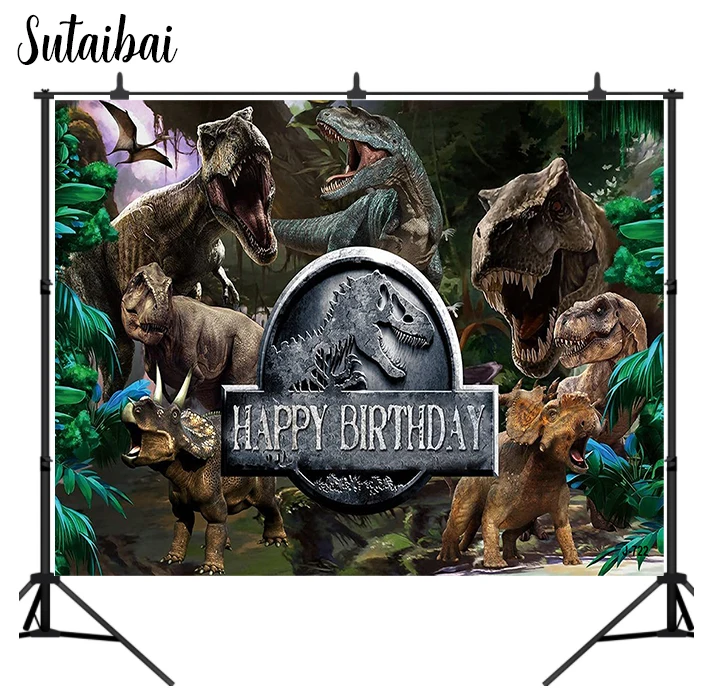 

Jurassic Park Dinosaur Theme Photography Background Primitive Forest Child Portrait Background Photo Birthday Party Decoration